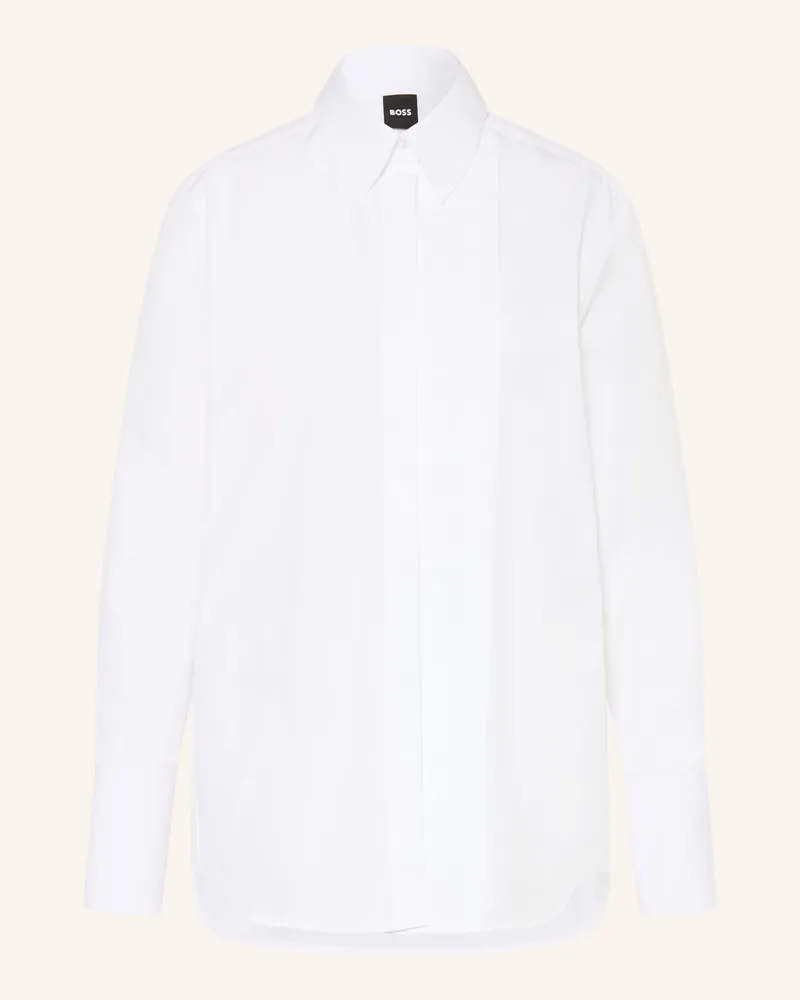 HUGO BOSS Hemdbluse Bluetta weiss Weiss