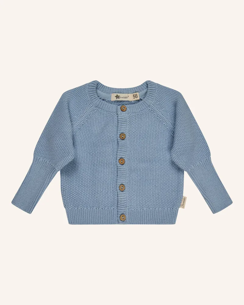Sterntaler Strickjacke Struktur blau Blau