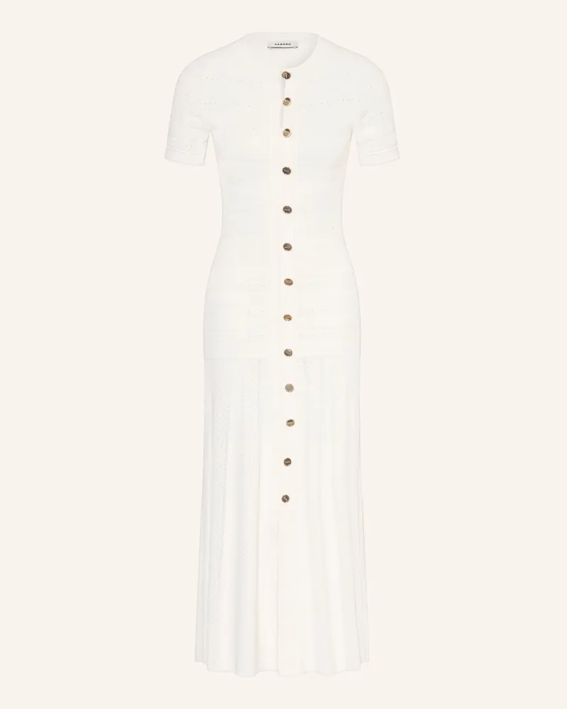 Sandro Strickkleid Ecru