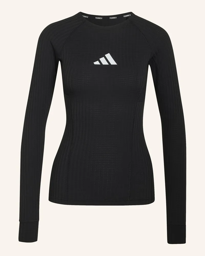 adidas Terrex Xperior clima365 Baselayer, Langärmelig schwarz Schwarz