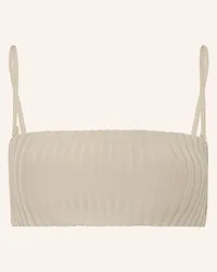 Calvin Klein Bandeau-Bikini-Top ARCHIVE RIB Beige