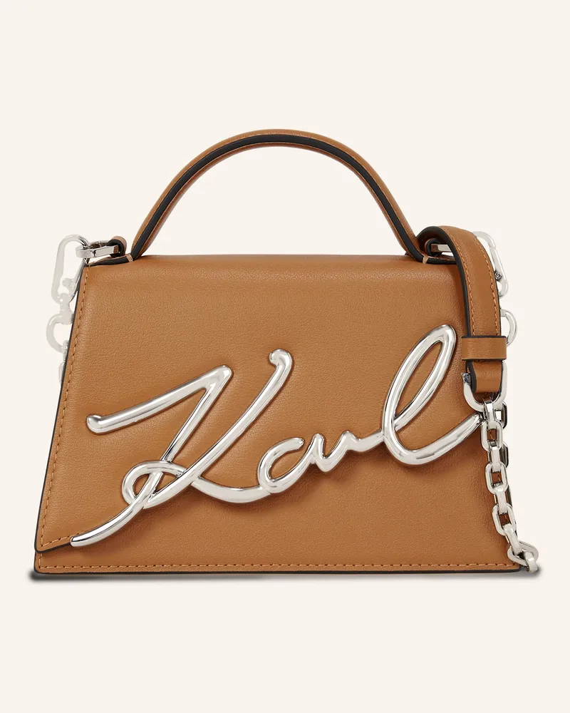 Karl Lagerfeld Umhängetasche braun Camel