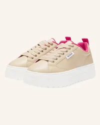 HUGO BOSS Turnschuh LYSSA_TENN_FLT - BEIGE Beige