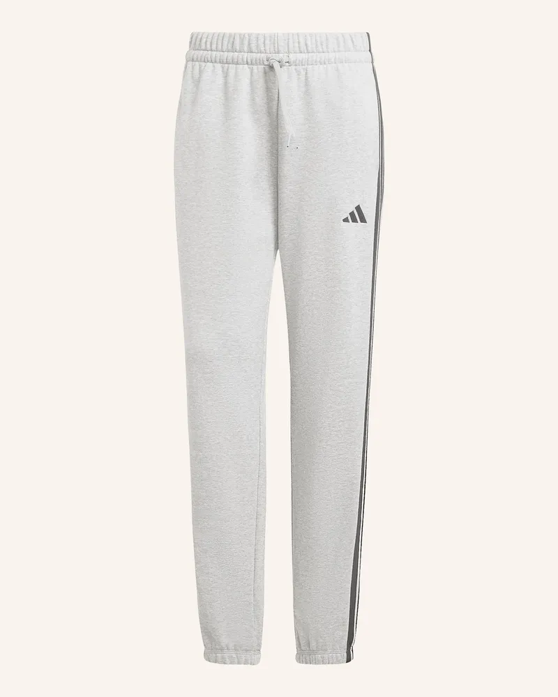 adidas Sweatpants Essentials 3-Streifen schwarz Hellgrau