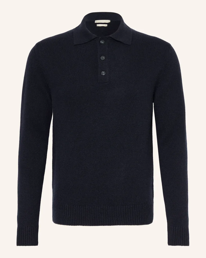 Daniele Fiesoli Strick-Poloshirt Aus Cashmere blau Dunkelblau