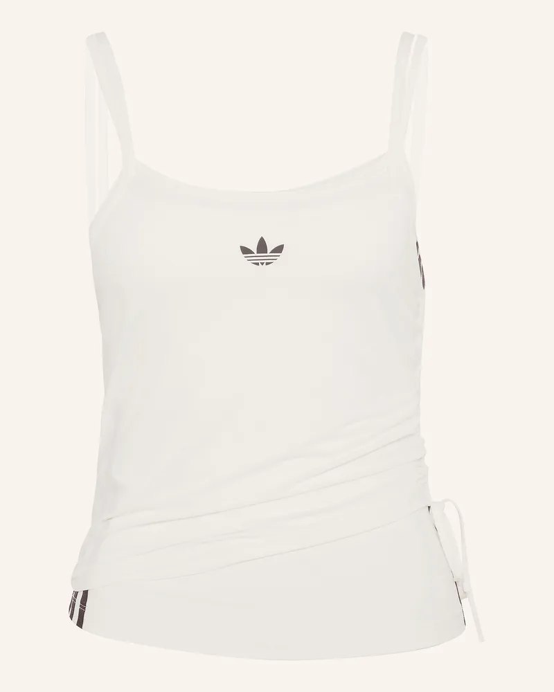 adidas Top Double Layered Im Materialmix weiss Ecru
