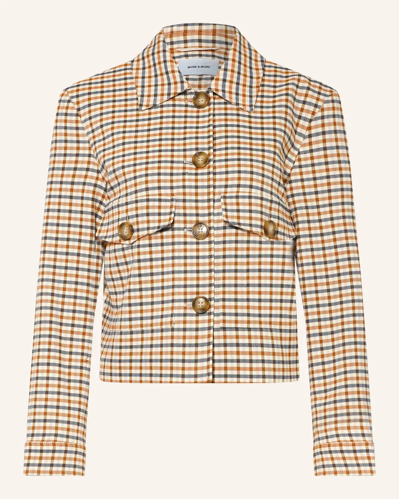 More & More Kastenjacken braun Cognac