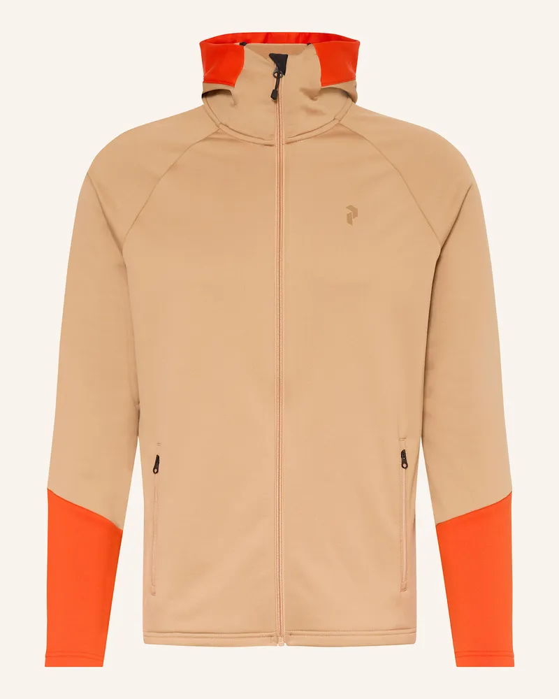 Peak Performance Midlayer-Jacke RIDER Hellbraun