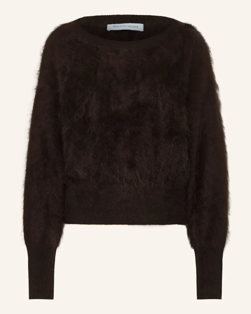 Iris von Arnim Cashmere-Pullover Kenzie braun Dunkelbraun