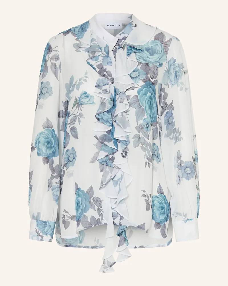 MARELLA Bluse Mit Rüschen blau Hellblau