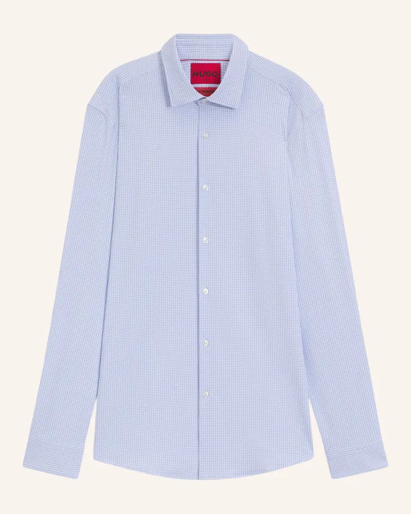 HUGO BOSS Business Hemd KENNO Slim Fit Hellblau