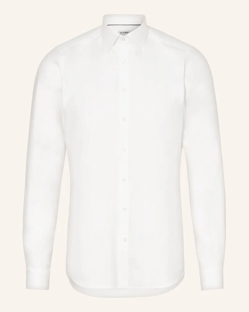 Olymp Hemd Level Five Body Fit Mit Extralangem Arm weiss Weiss