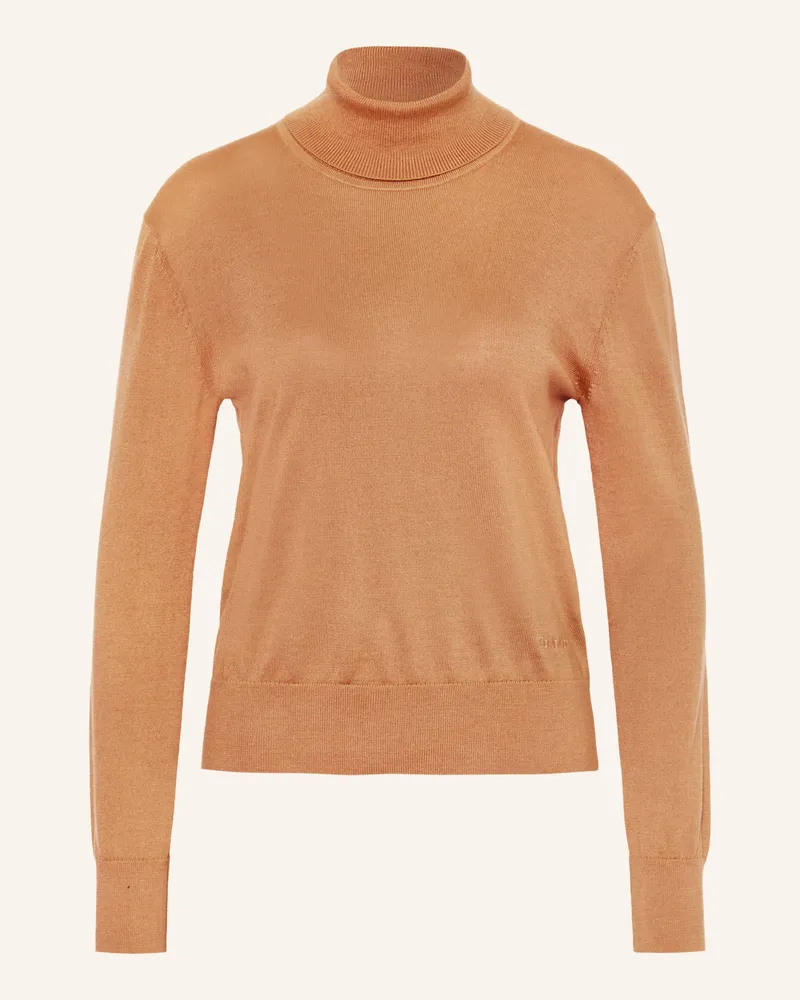Calvin Klein Rollkragenpullover Braun