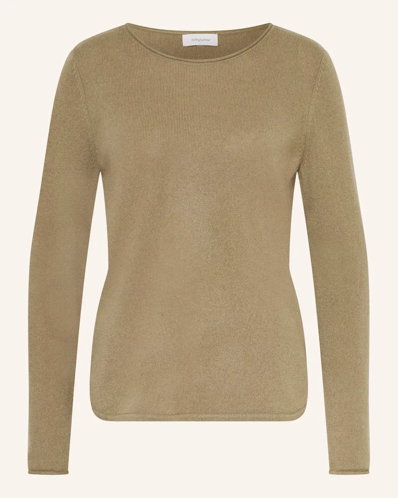 Darling Harbour Cashmere-Pullover Olive