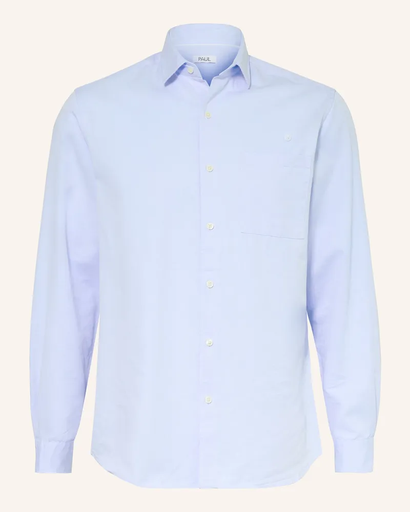 paul Hemd Comfort Fit blau Hellblau