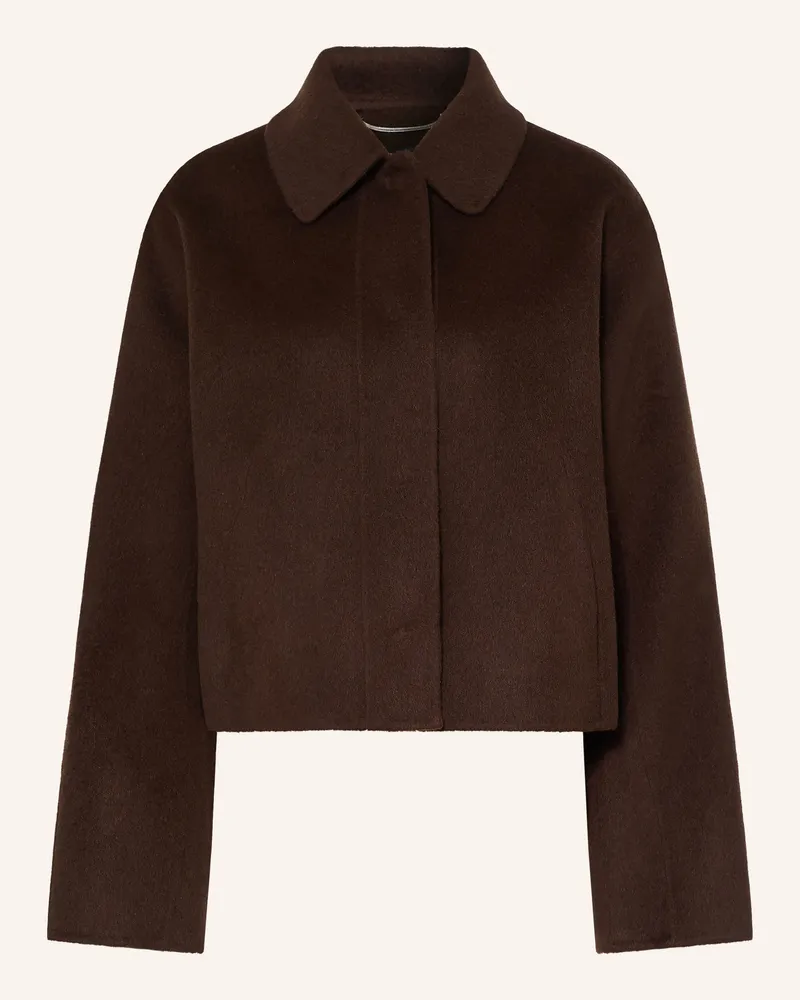 HUGO BOSS Kastenjacke Cafeta braun Dunkelbraun