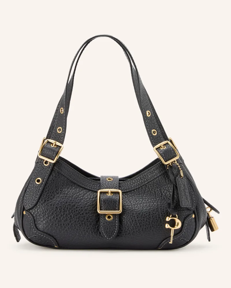 Coach Schultertasche Drifter 31 schwarz Schwarz