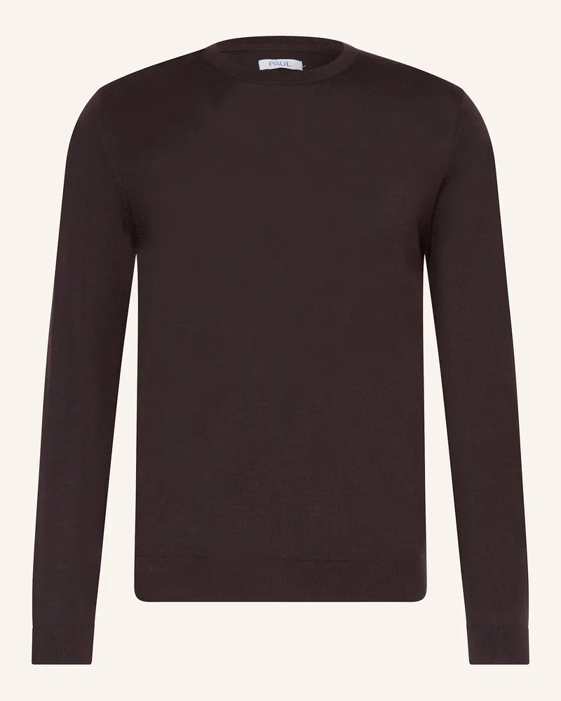 paul Pullover Dunkelbraun