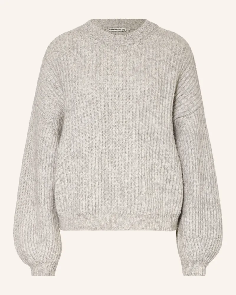 Drykorn Pullover RAMEA mit Alpaka Hellgrau