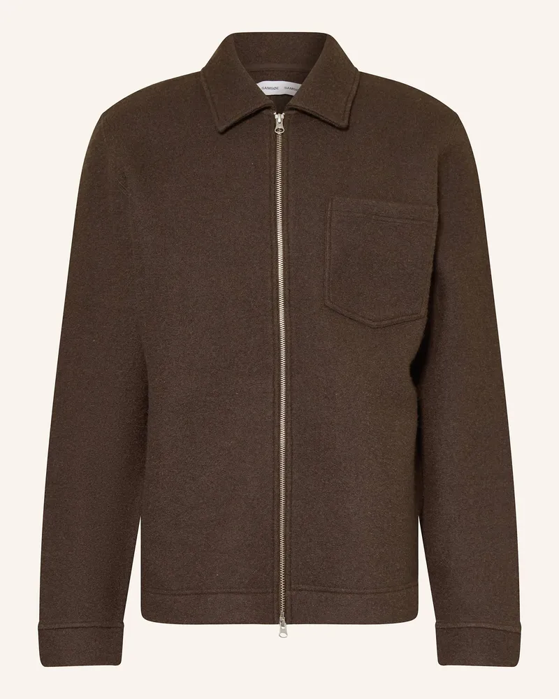 Samsøe & Samsøe Overjacket HANNES Dunkelbraun