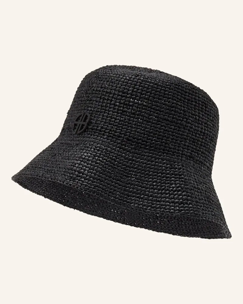 Anine Bing Bucket-Hat Cabana schwarz Schwarz
