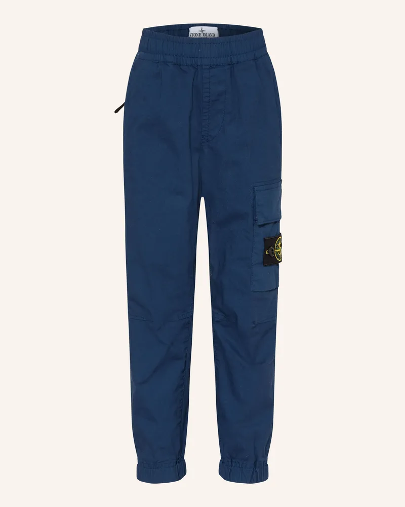 Stone Island Cargohose Dunkelblau