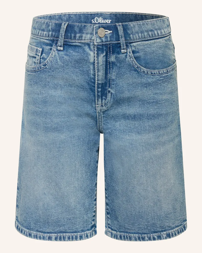 S.Oliver Jeans-Bermudas blau Hellblau