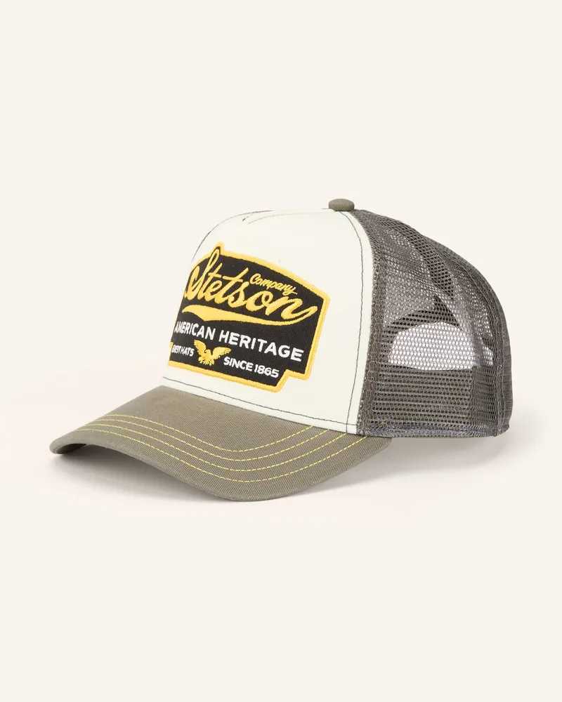 Stetson Cap American Heritage weiss Oliv