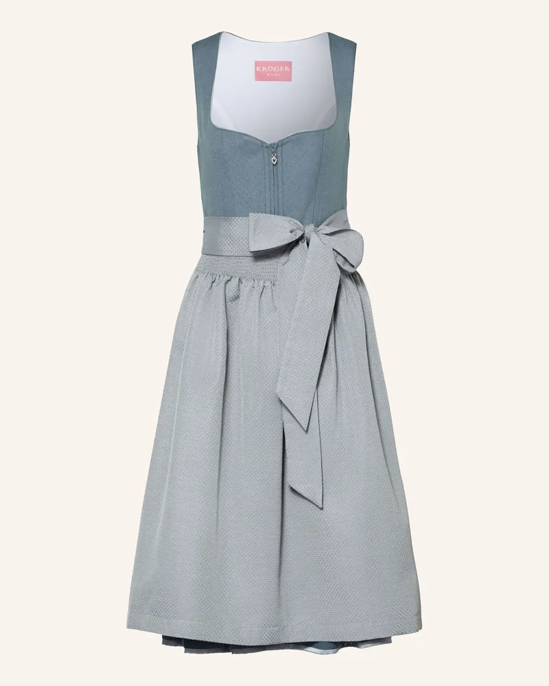 Krüger Dirndl blau Blaugrau