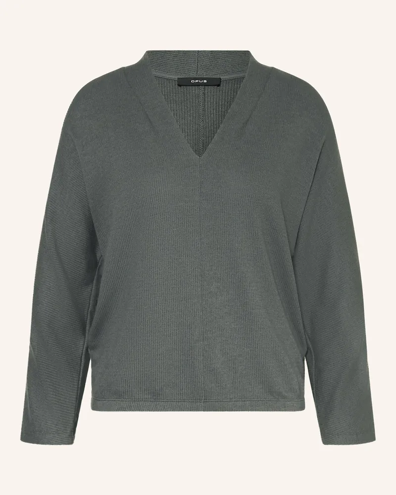 OPUS Longsleeve SLUTO Dunkelgrün