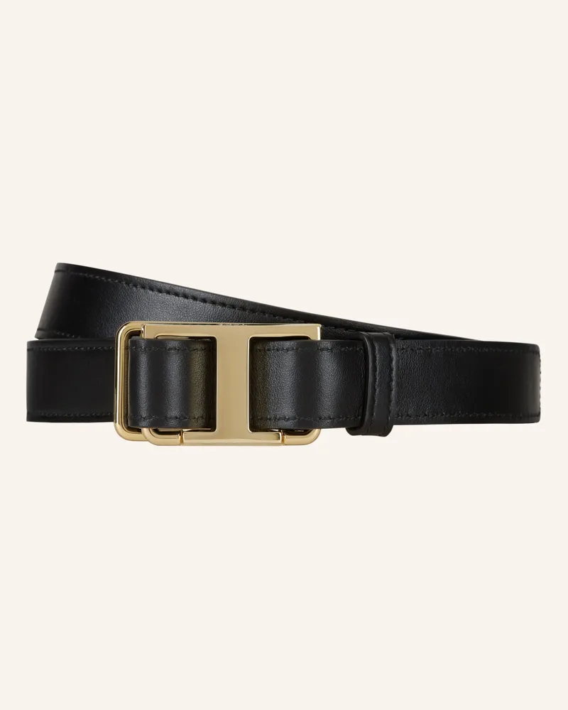 TOD'S Ledergürtel Schwarz