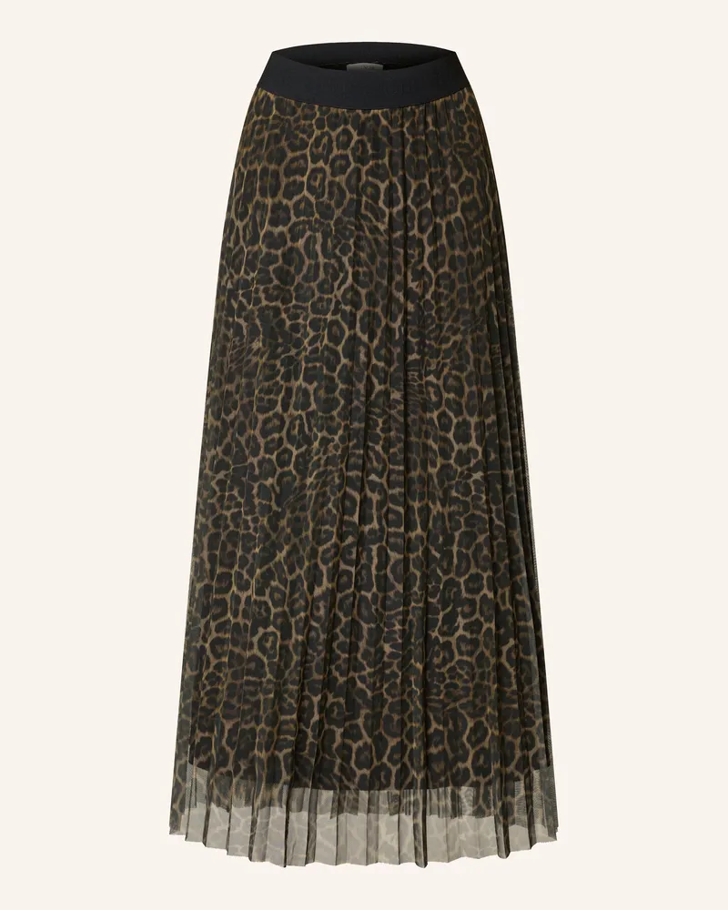 CATNOIR Rock mit Plissees Braun