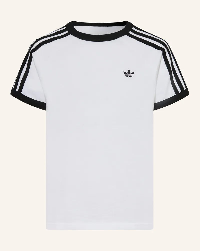 adidas T-Shirt 3-Streifen weiss Weiss