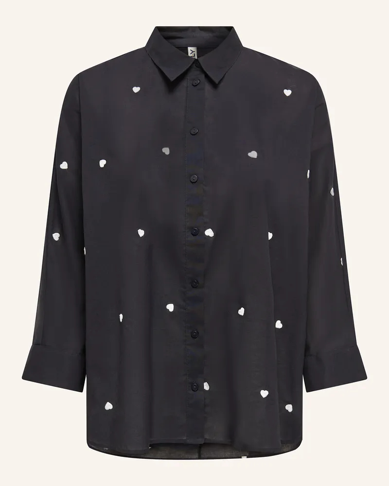 only Hemdbluse Dunkelblau