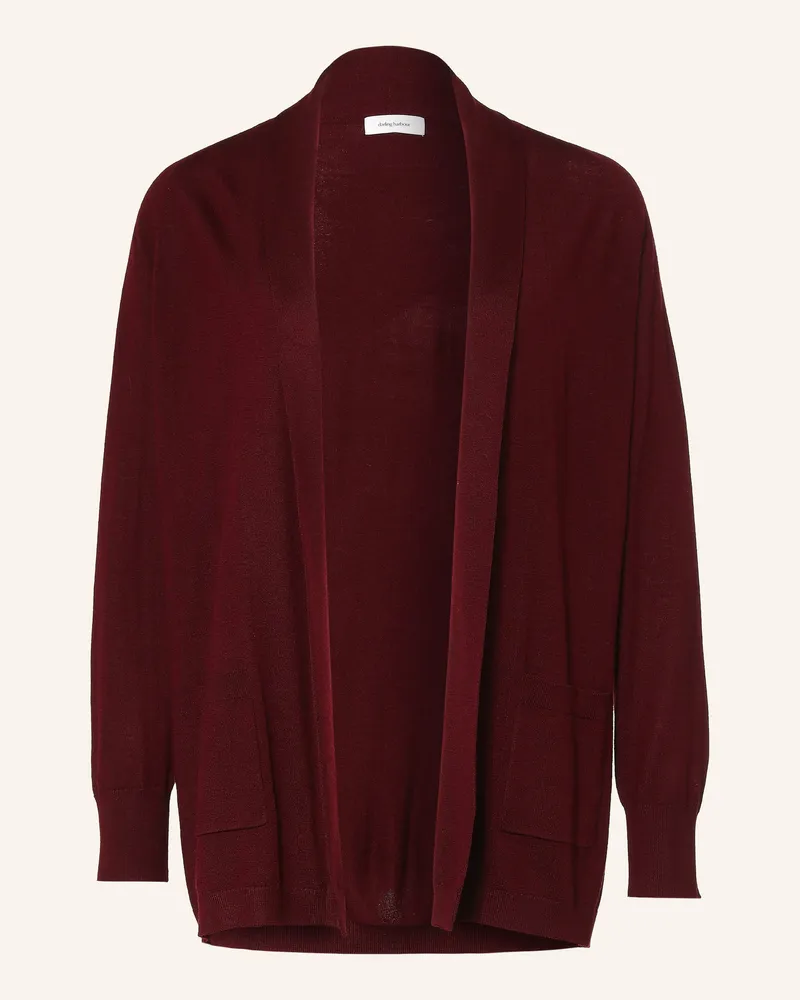 Darling Harbour Strickhülle Aus Merinowolle rot Burgundy