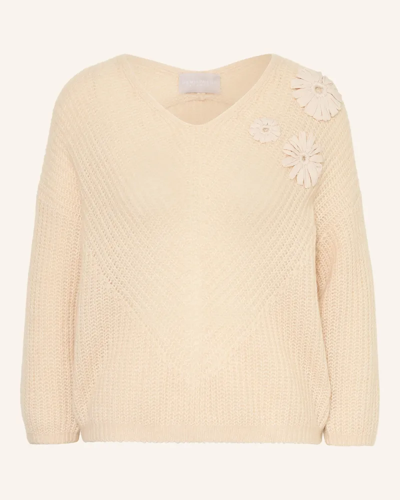 hemisphere Pullover Mit Cashmere Und 3/4-Arm beige Beige