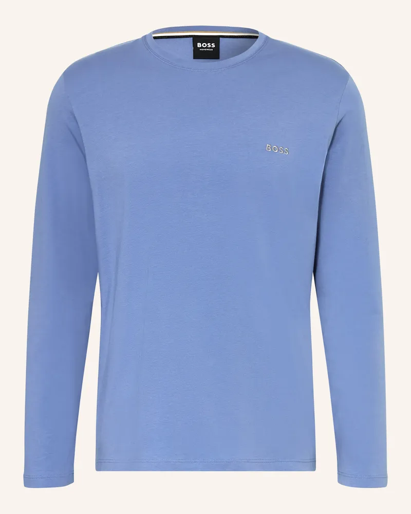 HUGO BOSS Schlafshirt Mix&Match blau Blau