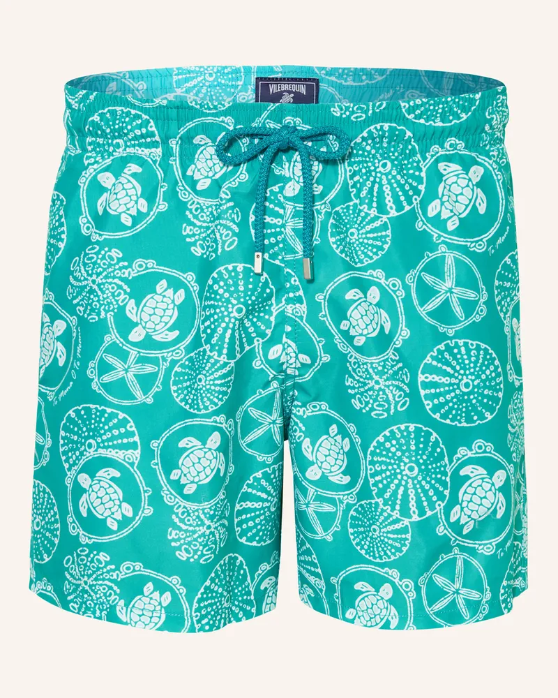 Vilebrequin Badeshorts MOOREA Türkis