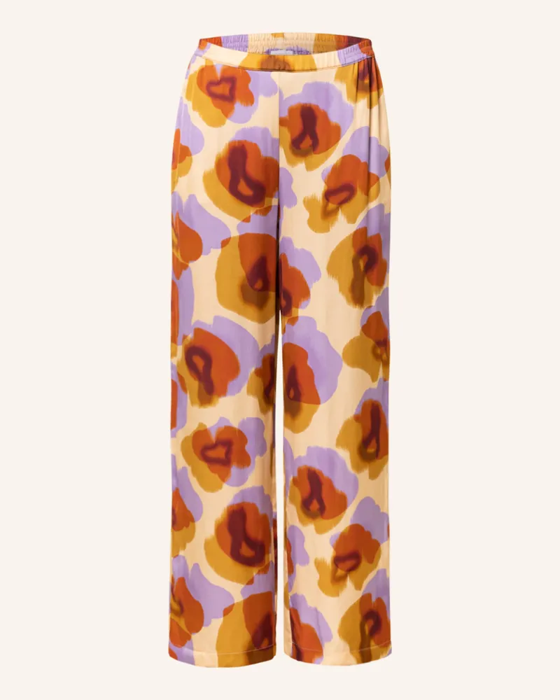 Mey Schlafhose Serie Ramina Aus Satin beige Helllila