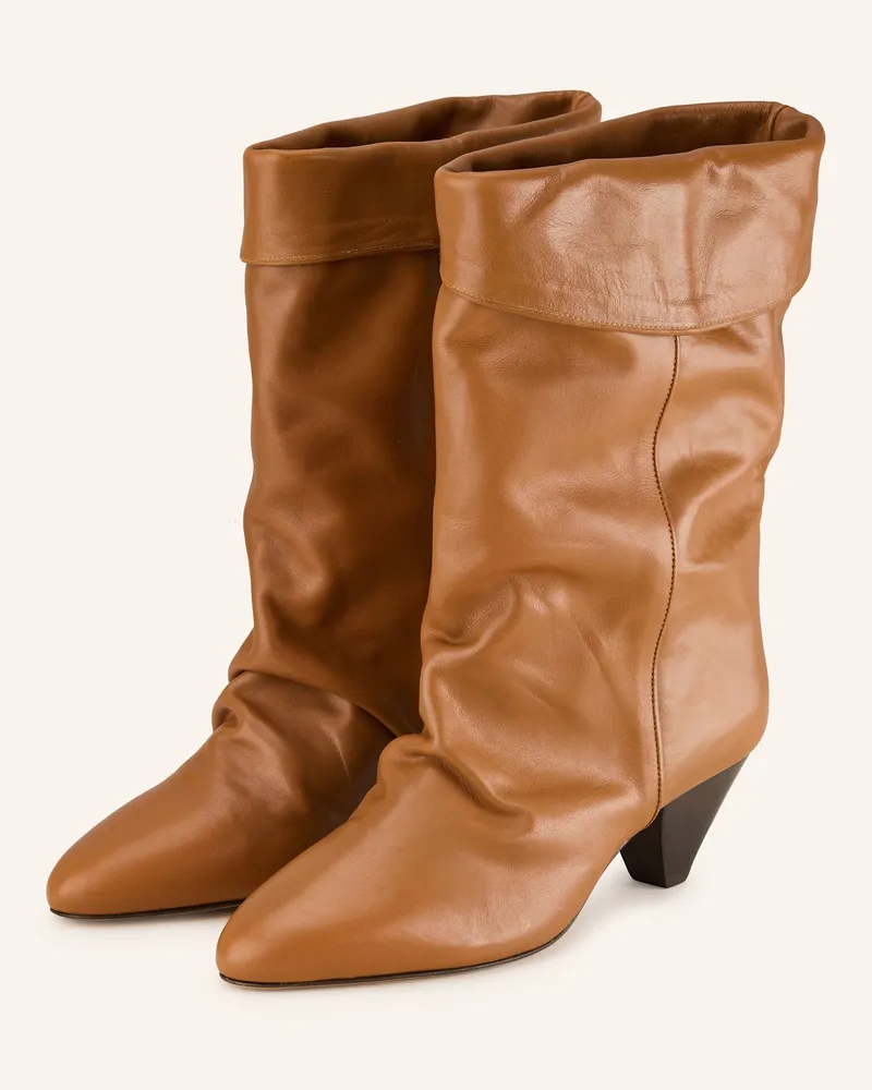 Isabel Marant Stiefeletten Dalby beige Braun