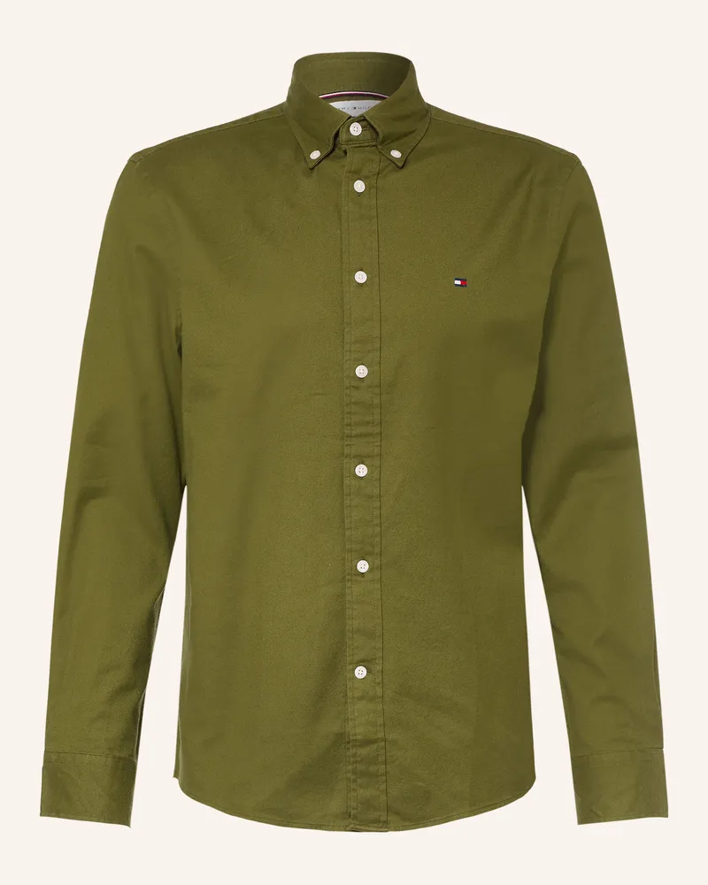 Tommy Hilfiger Flanellhemd Regular Fit gruen Grün