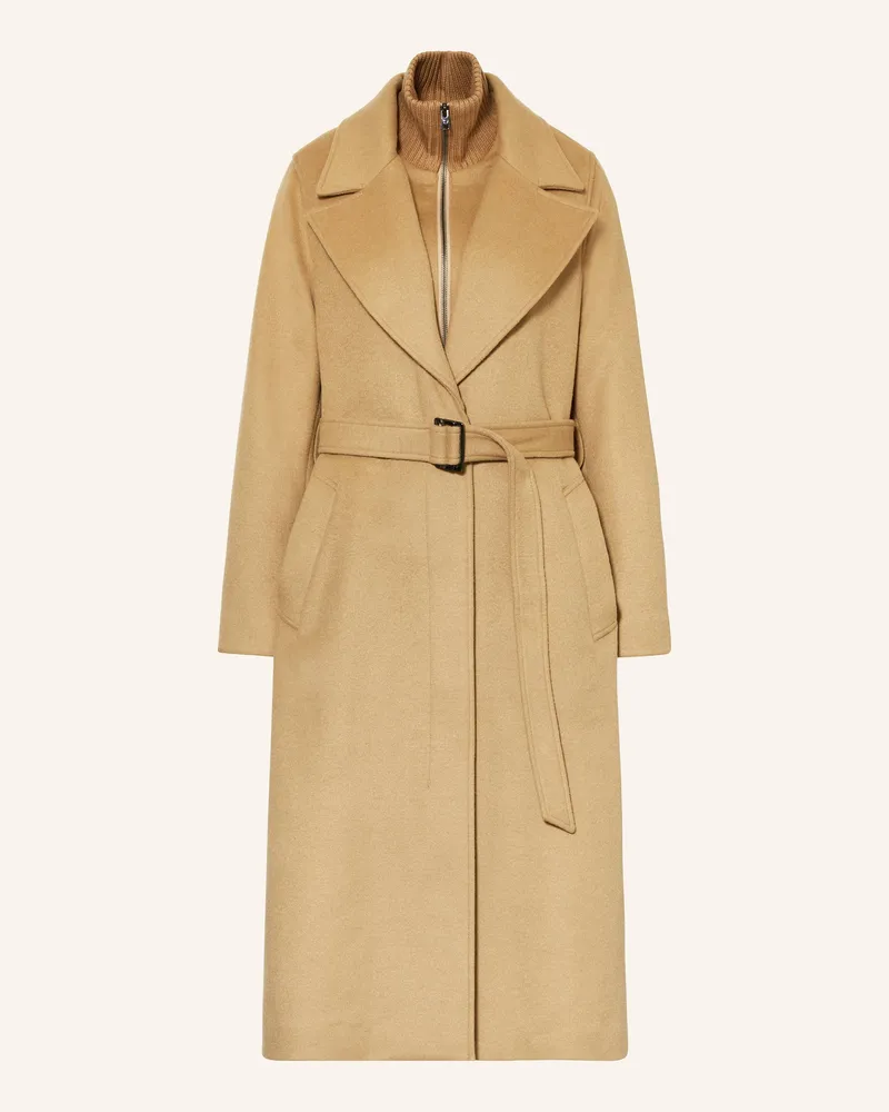 Woolrich Mantel Mit Herausnehmbarer Blende beige Camel