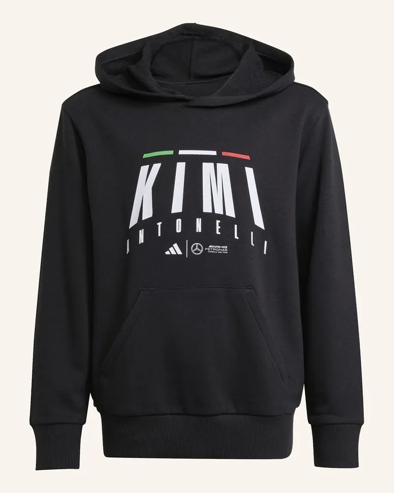 adidas MERCEDES - AMG PETRONAS FORMULA ONE TEAM KIMI ANTONELLI KIDS HOODIE Schwarz