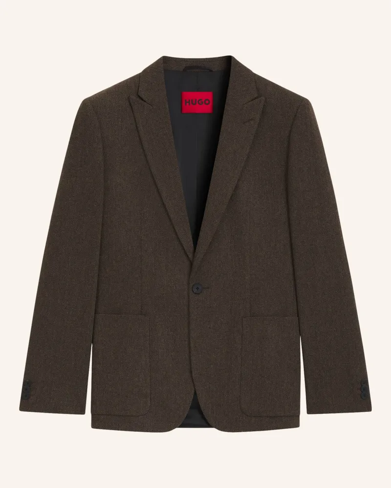 HUGO BOSS Blazer ARTI253F1X Extra-Slim Fit Braun