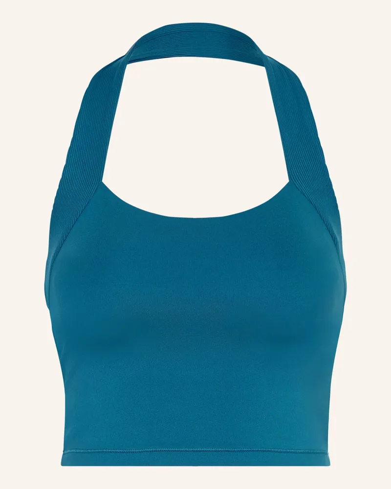 Under Armour Cropped-Top Ua Meridian blau Petrol