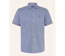 Ragman Kurzarm-Hemd Modern Fit Blau