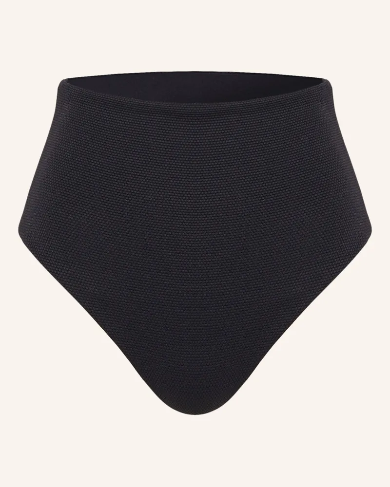 MYMARINI High-Waist-Bikini-Hose BOTTOM NO 2 mit UV-Schutz 50 Schwarz