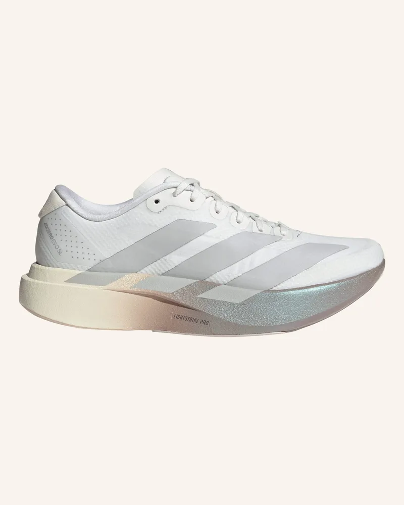 adidas Laufschuhe Adizero Evo Sl Woven grau Weiss