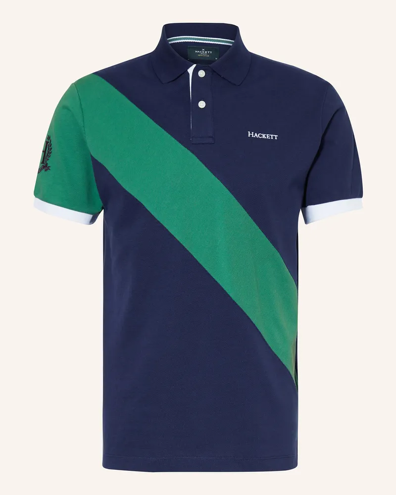 Hackett Piqué-Poloshirt Classic Fit Dunkelblau