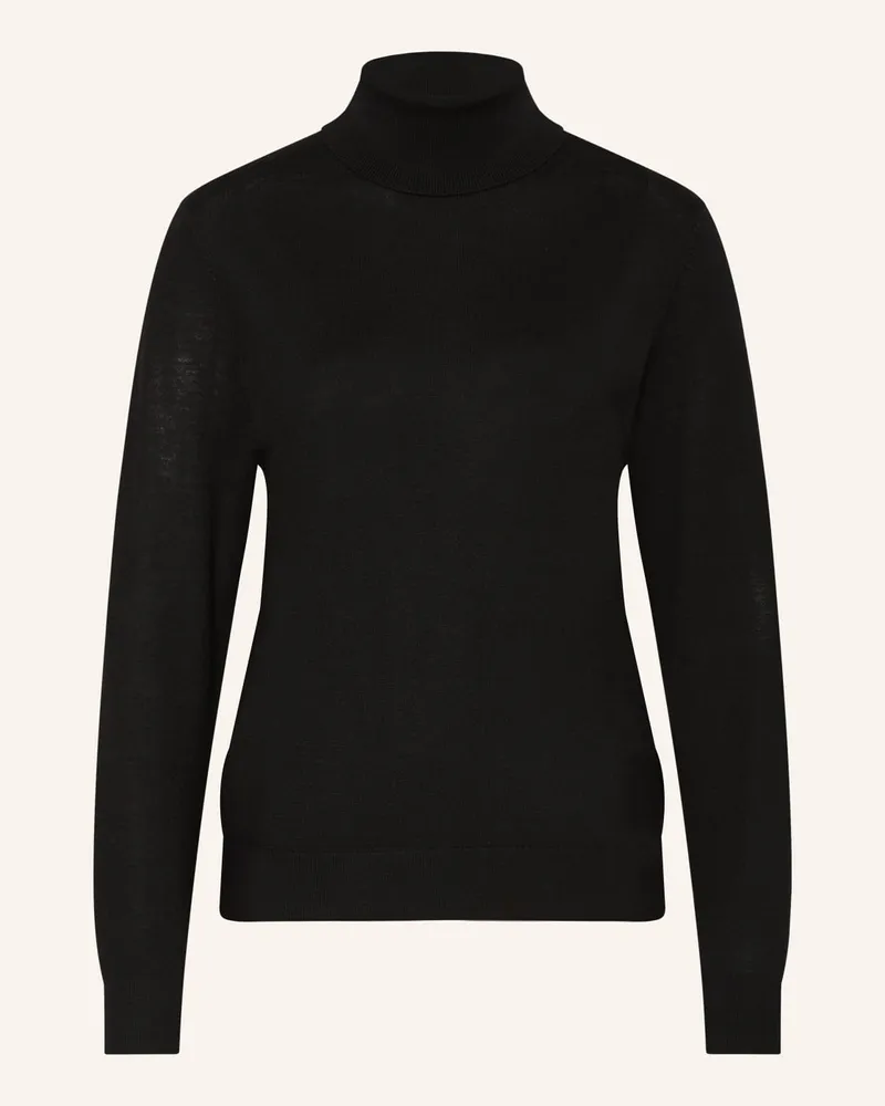 Darling Harbour Rollkragenpullover Schwarz